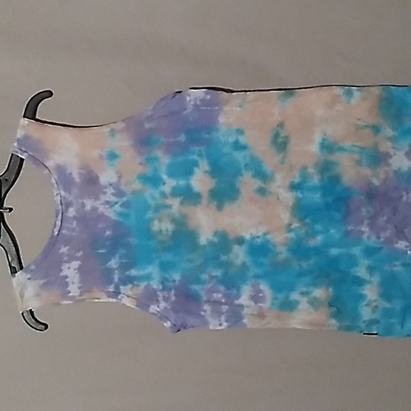 Dikotomy Men's Size Small Tank blue, purple, Peach FREE YOUR MIND mushroom - Picture 5 of 6